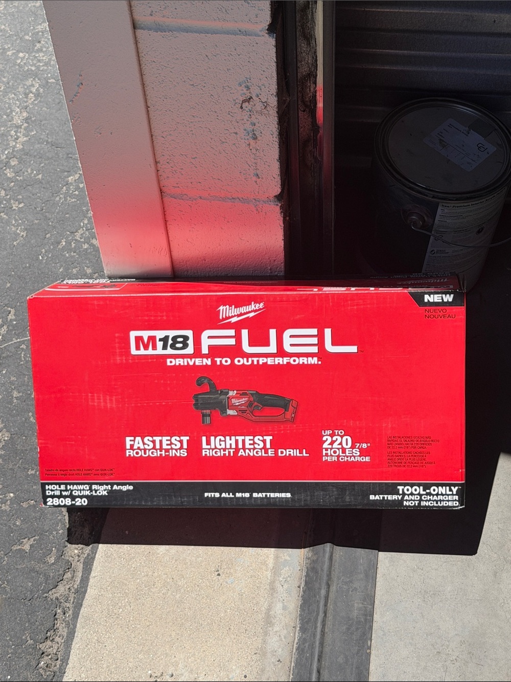 Milwaukee M18 FUEL Right Angle Drill - Red